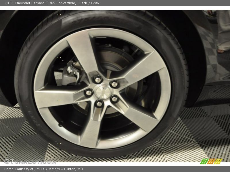 Black / Gray 2012 Chevrolet Camaro LT/RS Convertible