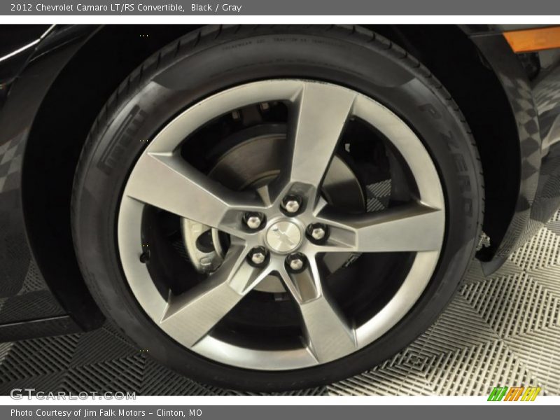 Black / Gray 2012 Chevrolet Camaro LT/RS Convertible