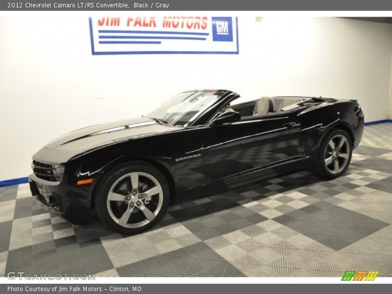 Black / Gray 2012 Chevrolet Camaro LT/RS Convertible
