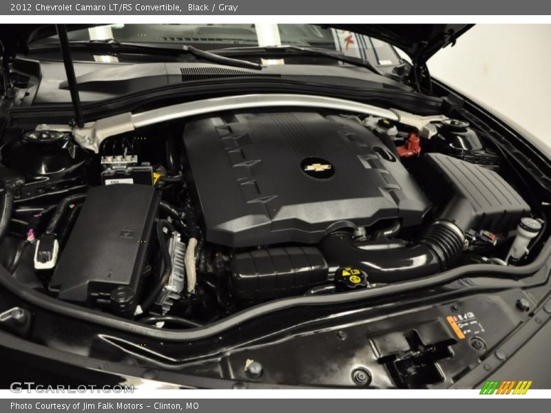 Black / Gray 2012 Chevrolet Camaro LT/RS Convertible