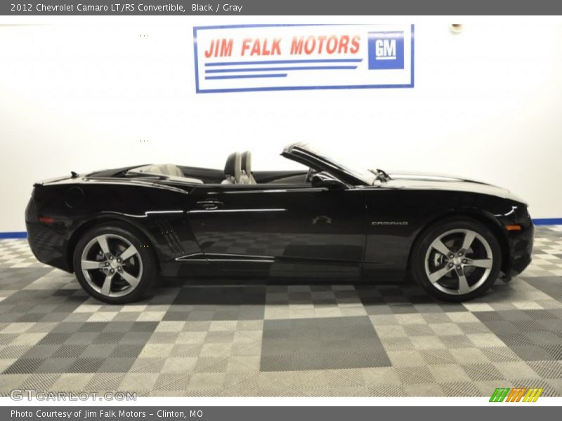 Black / Gray 2012 Chevrolet Camaro LT/RS Convertible
