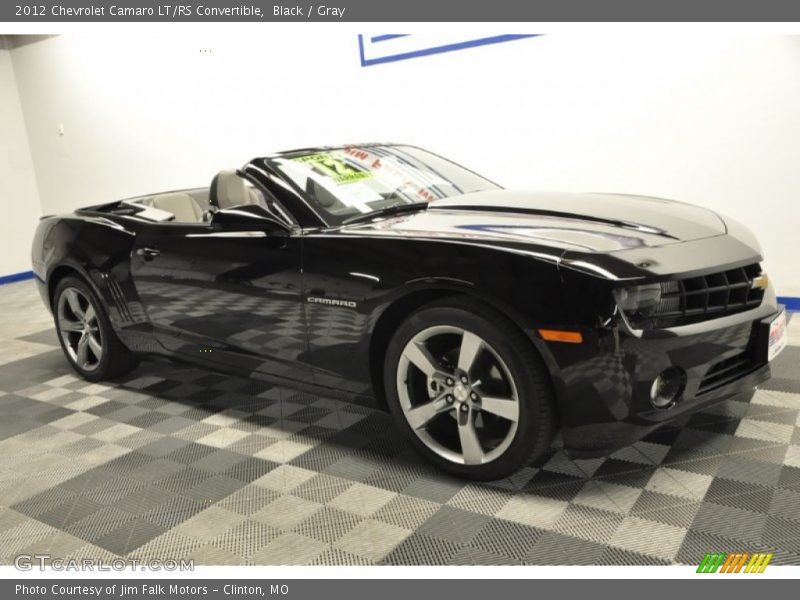 Black / Gray 2012 Chevrolet Camaro LT/RS Convertible