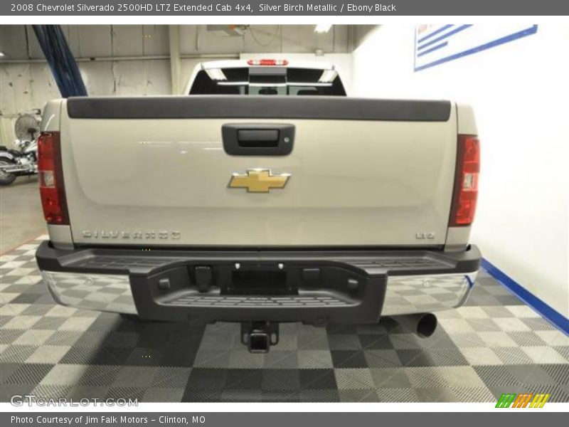 Silver Birch Metallic / Ebony Black 2008 Chevrolet Silverado 2500HD LTZ Extended Cab 4x4