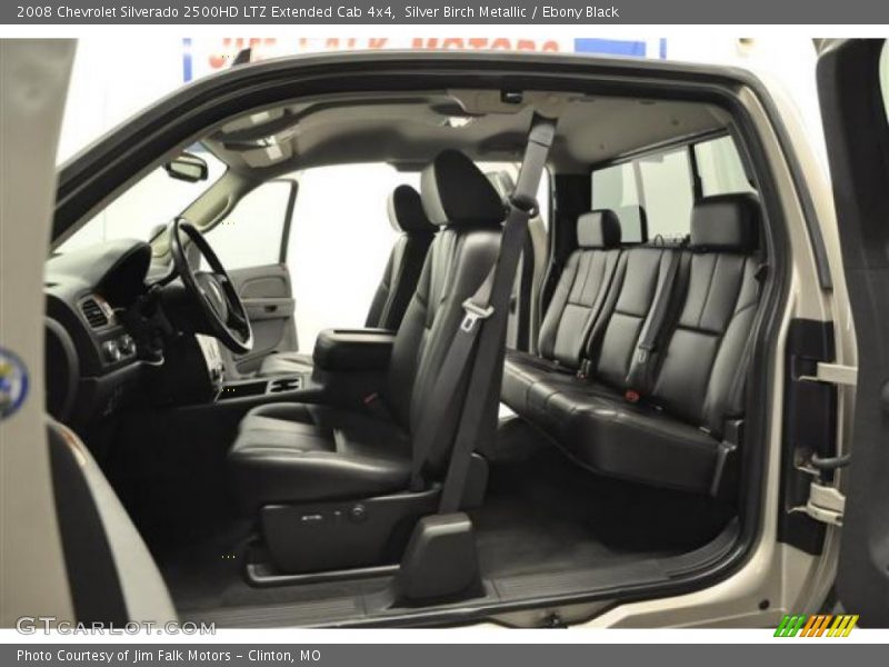 Silver Birch Metallic / Ebony Black 2008 Chevrolet Silverado 2500HD LTZ Extended Cab 4x4