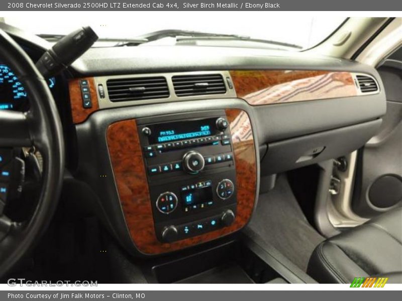 Silver Birch Metallic / Ebony Black 2008 Chevrolet Silverado 2500HD LTZ Extended Cab 4x4