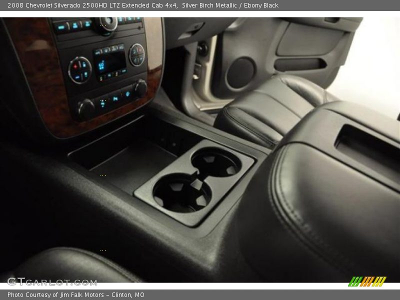 Silver Birch Metallic / Ebony Black 2008 Chevrolet Silverado 2500HD LTZ Extended Cab 4x4