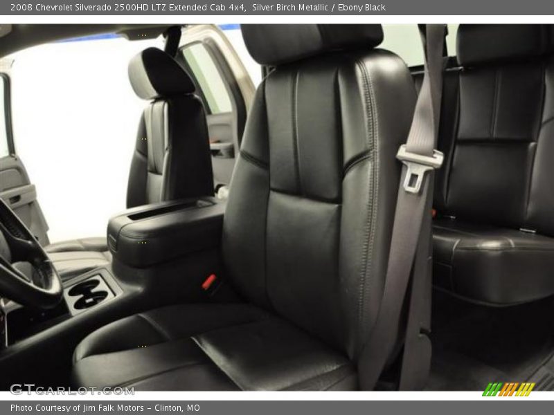 Silver Birch Metallic / Ebony Black 2008 Chevrolet Silverado 2500HD LTZ Extended Cab 4x4