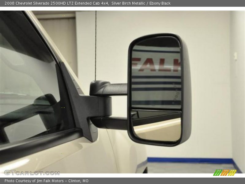 Silver Birch Metallic / Ebony Black 2008 Chevrolet Silverado 2500HD LTZ Extended Cab 4x4