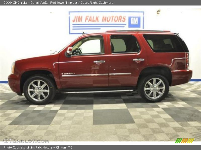 Red Jewel Tintcoat / Cocoa/Light Cashmere 2009 GMC Yukon Denali AWD