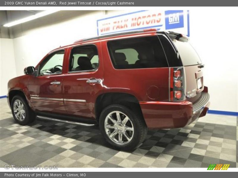 Red Jewel Tintcoat / Cocoa/Light Cashmere 2009 GMC Yukon Denali AWD