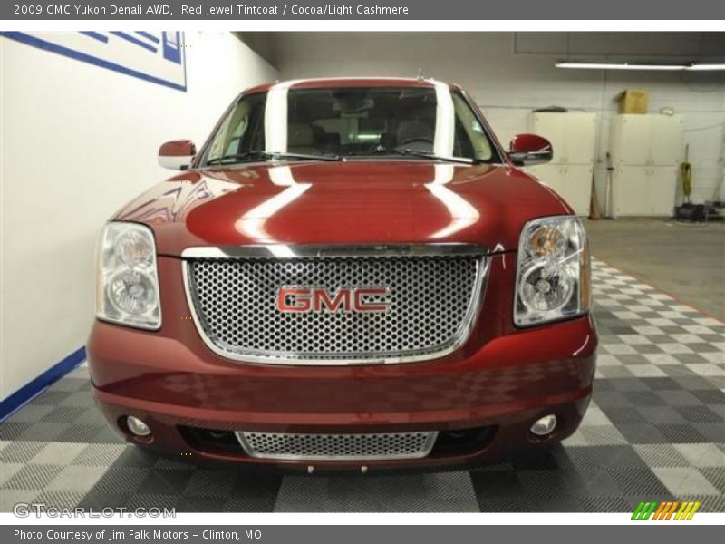 Red Jewel Tintcoat / Cocoa/Light Cashmere 2009 GMC Yukon Denali AWD