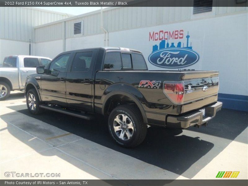 Tuxedo Black Metallic / Black 2012 Ford F150 FX4 SuperCrew 4x4