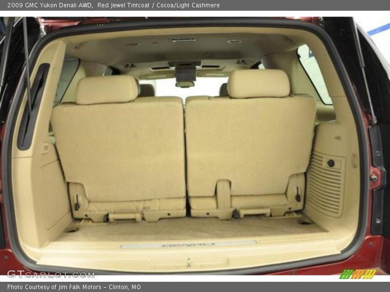 Red Jewel Tintcoat / Cocoa/Light Cashmere 2009 GMC Yukon Denali AWD