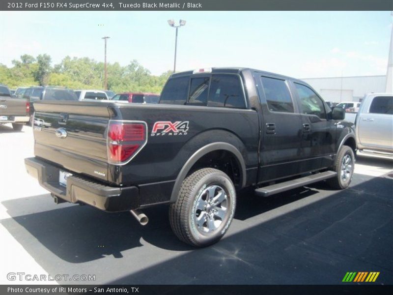 Tuxedo Black Metallic / Black 2012 Ford F150 FX4 SuperCrew 4x4