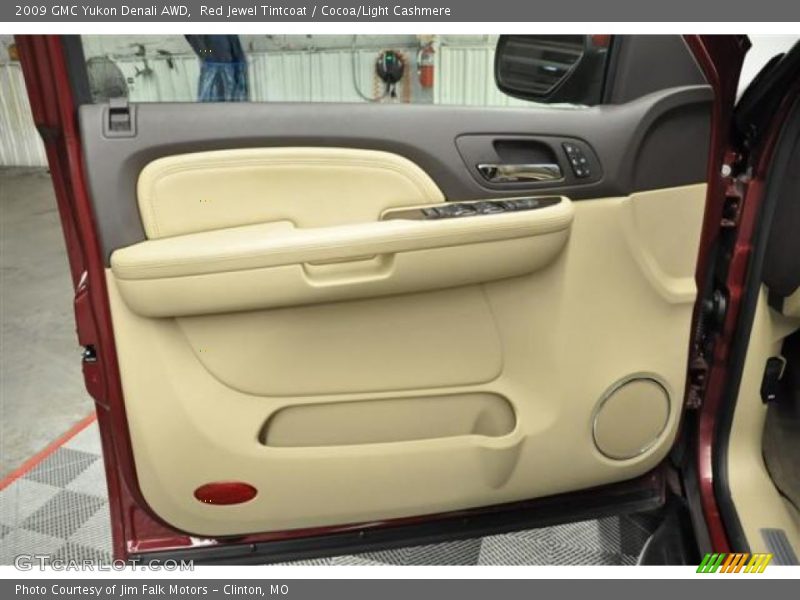Red Jewel Tintcoat / Cocoa/Light Cashmere 2009 GMC Yukon Denali AWD