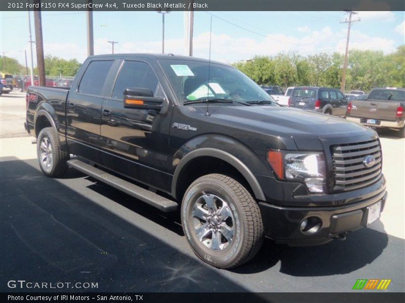 Tuxedo Black Metallic / Black 2012 Ford F150 FX4 SuperCrew 4x4