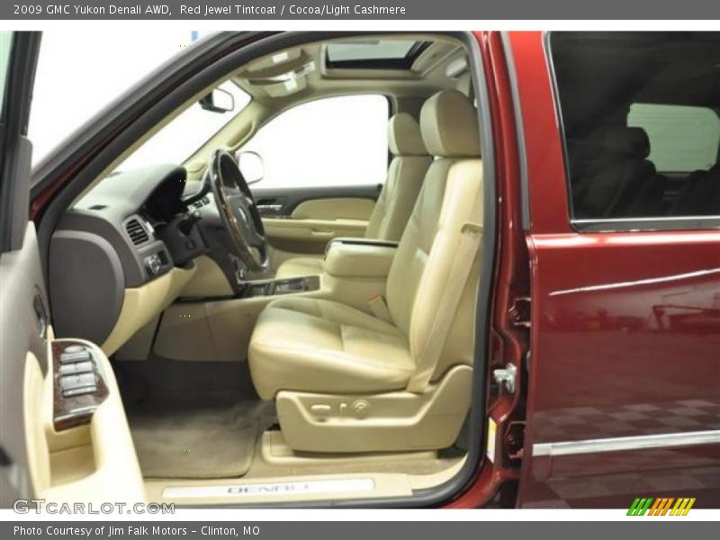 Red Jewel Tintcoat / Cocoa/Light Cashmere 2009 GMC Yukon Denali AWD