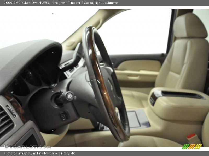 Red Jewel Tintcoat / Cocoa/Light Cashmere 2009 GMC Yukon Denali AWD