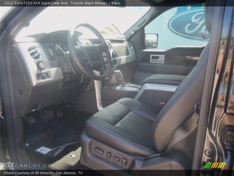 Tuxedo Black Metallic / Black 2012 Ford F150 FX4 SuperCrew 4x4