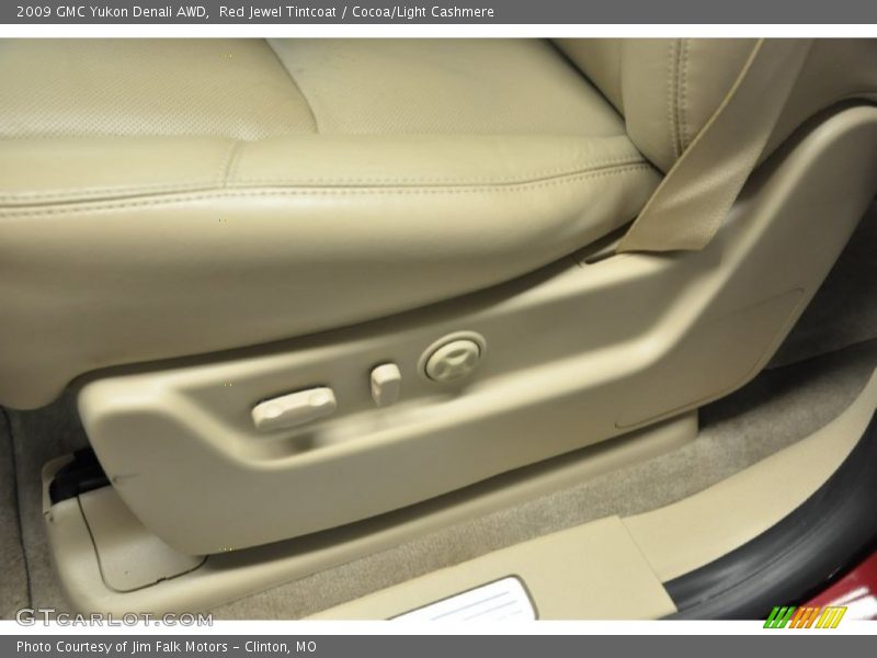 Red Jewel Tintcoat / Cocoa/Light Cashmere 2009 GMC Yukon Denali AWD