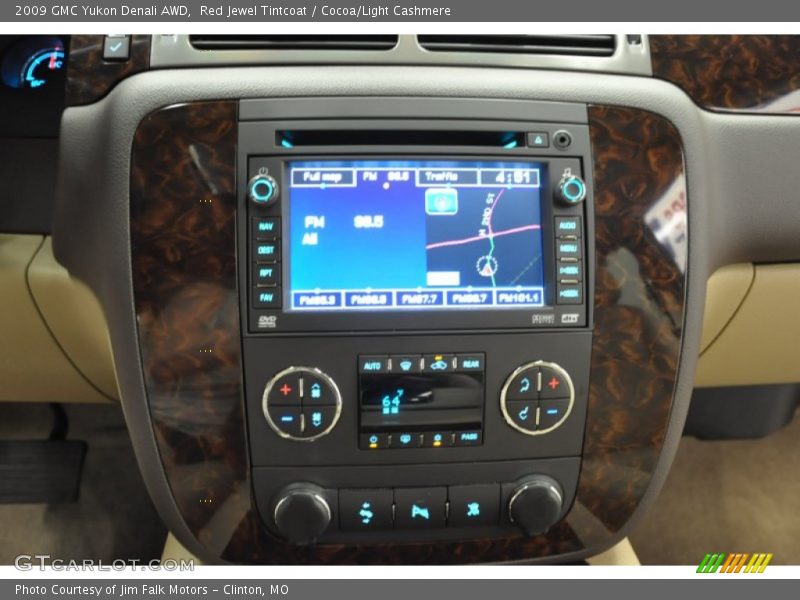 Red Jewel Tintcoat / Cocoa/Light Cashmere 2009 GMC Yukon Denali AWD