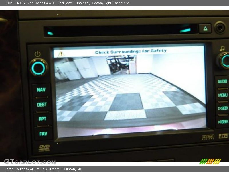 Red Jewel Tintcoat / Cocoa/Light Cashmere 2009 GMC Yukon Denali AWD
