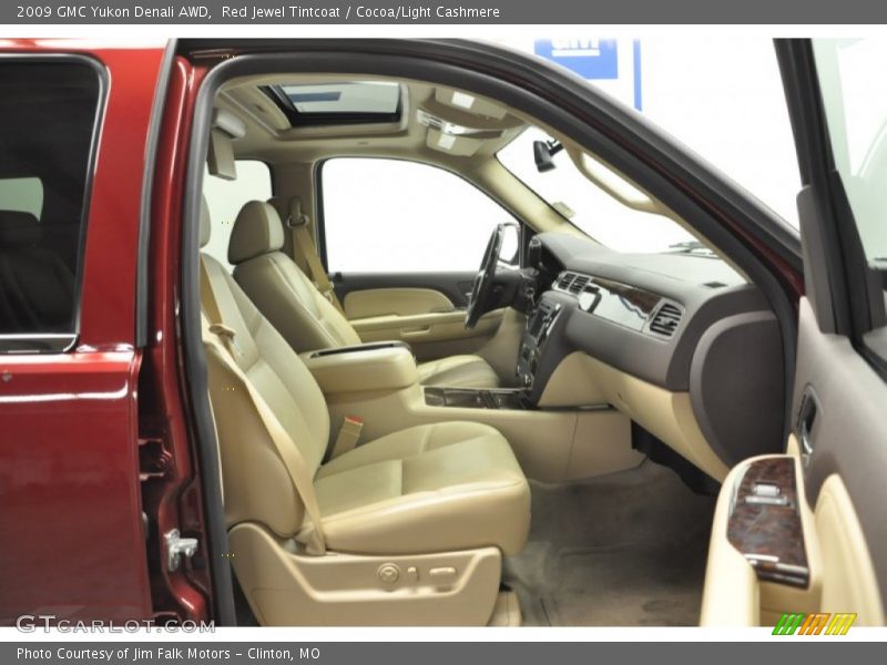 Red Jewel Tintcoat / Cocoa/Light Cashmere 2009 GMC Yukon Denali AWD