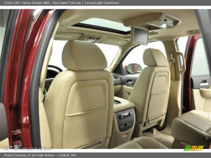 Red Jewel Tintcoat / Cocoa/Light Cashmere 2009 GMC Yukon Denali AWD