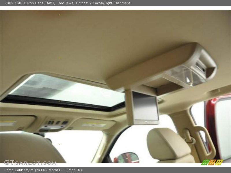 Red Jewel Tintcoat / Cocoa/Light Cashmere 2009 GMC Yukon Denali AWD