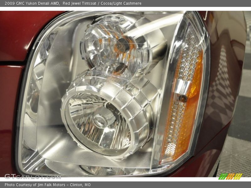 Red Jewel Tintcoat / Cocoa/Light Cashmere 2009 GMC Yukon Denali AWD