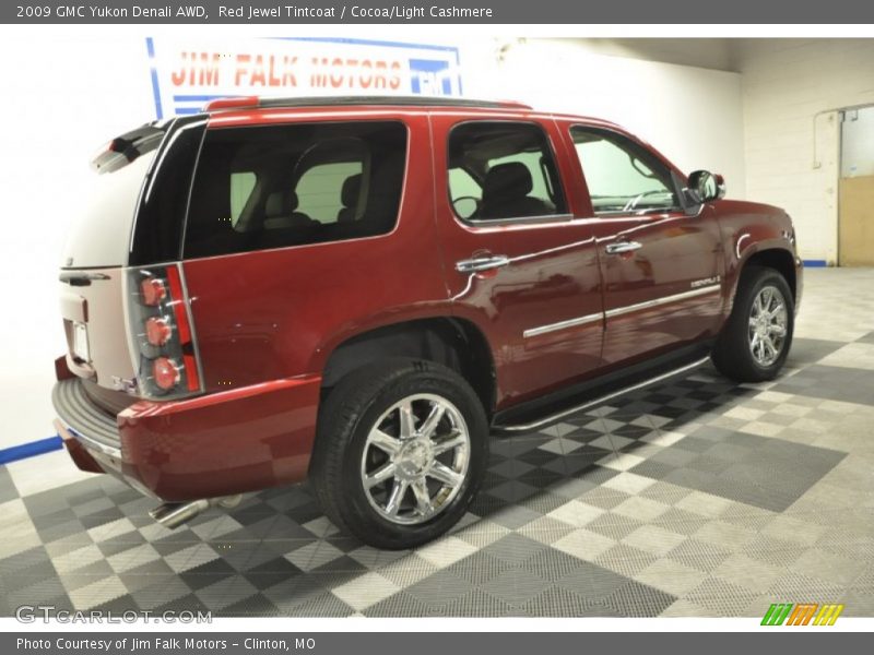 Red Jewel Tintcoat / Cocoa/Light Cashmere 2009 GMC Yukon Denali AWD