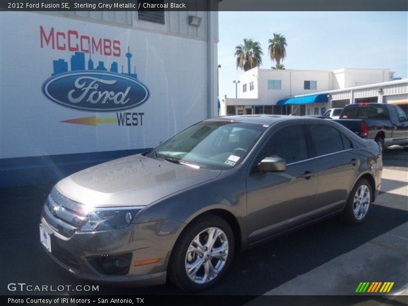 Sterling Grey Metallic / Charcoal Black 2012 Ford Fusion SE