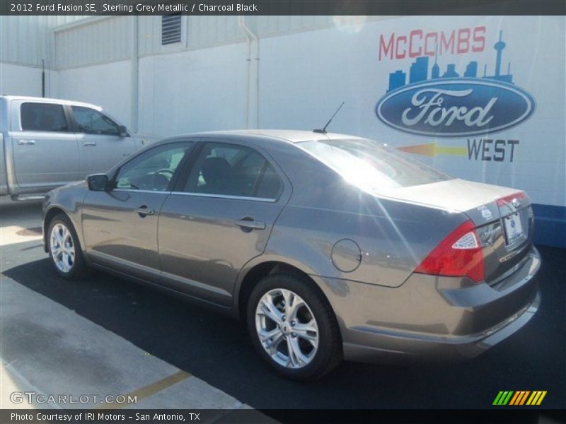Sterling Grey Metallic / Charcoal Black 2012 Ford Fusion SE