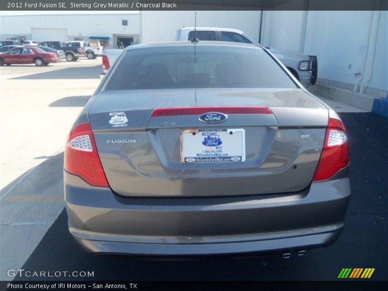 Sterling Grey Metallic / Charcoal Black 2012 Ford Fusion SE