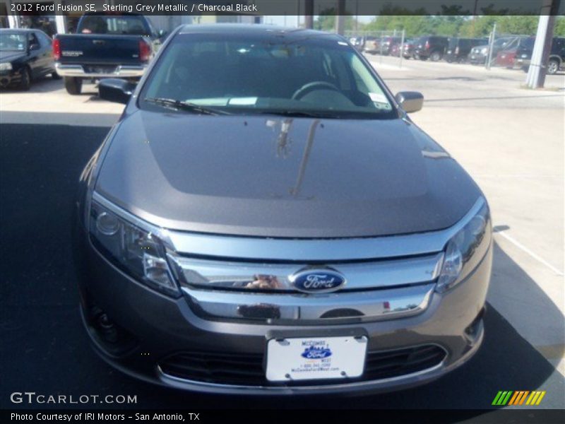 Sterling Grey Metallic / Charcoal Black 2012 Ford Fusion SE