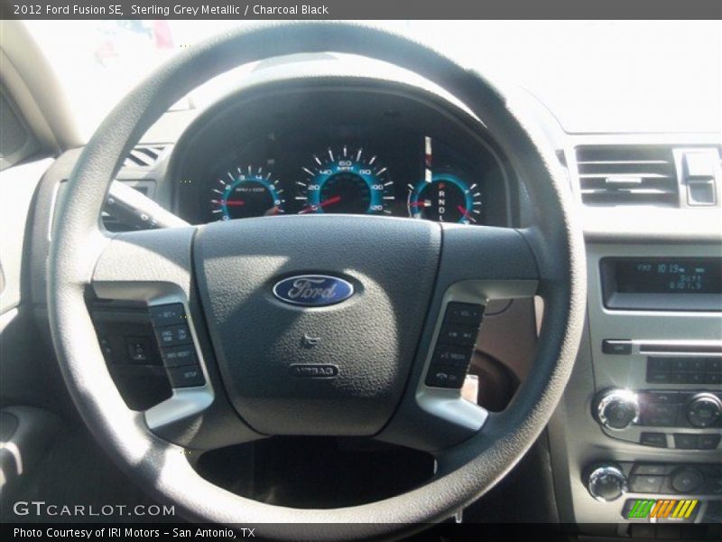 Sterling Grey Metallic / Charcoal Black 2012 Ford Fusion SE
