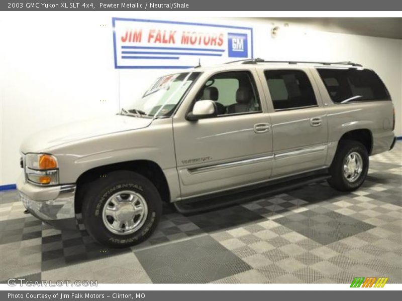 Pewter Metallic / Neutral/Shale 2003 GMC Yukon XL SLT 4x4
