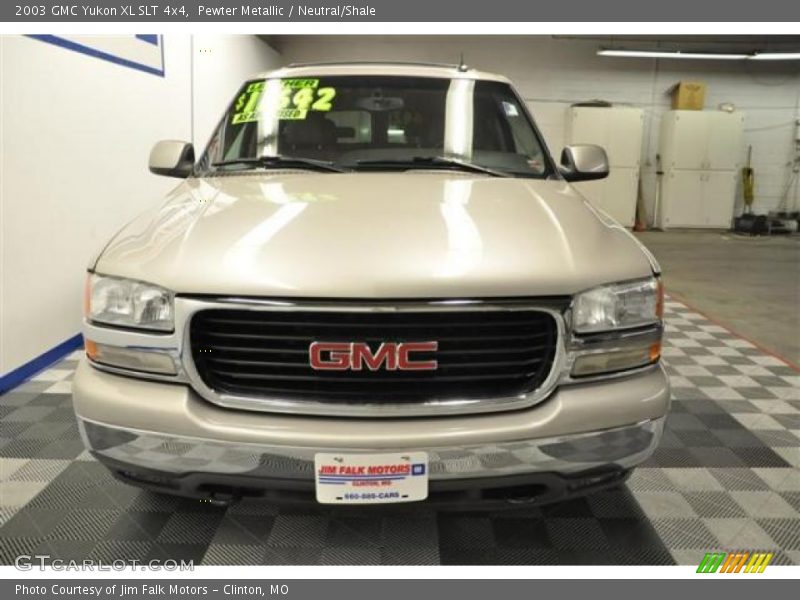 Pewter Metallic / Neutral/Shale 2003 GMC Yukon XL SLT 4x4