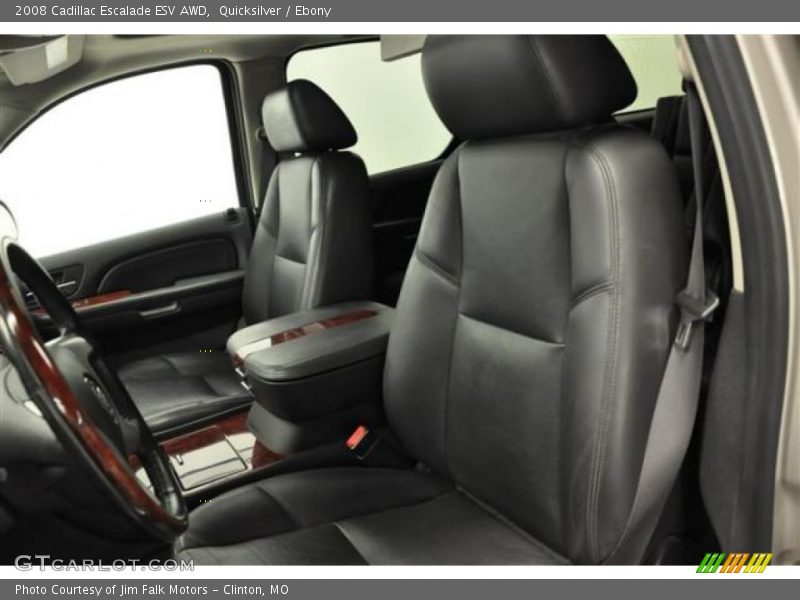 Quicksilver / Ebony 2008 Cadillac Escalade ESV AWD
