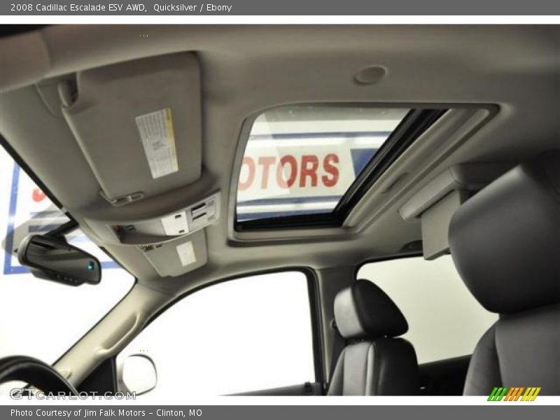 Quicksilver / Ebony 2008 Cadillac Escalade ESV AWD