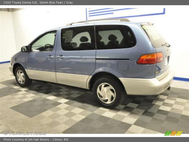 Denim Blue Pearl / Gray 2000 Toyota Sienna XLE