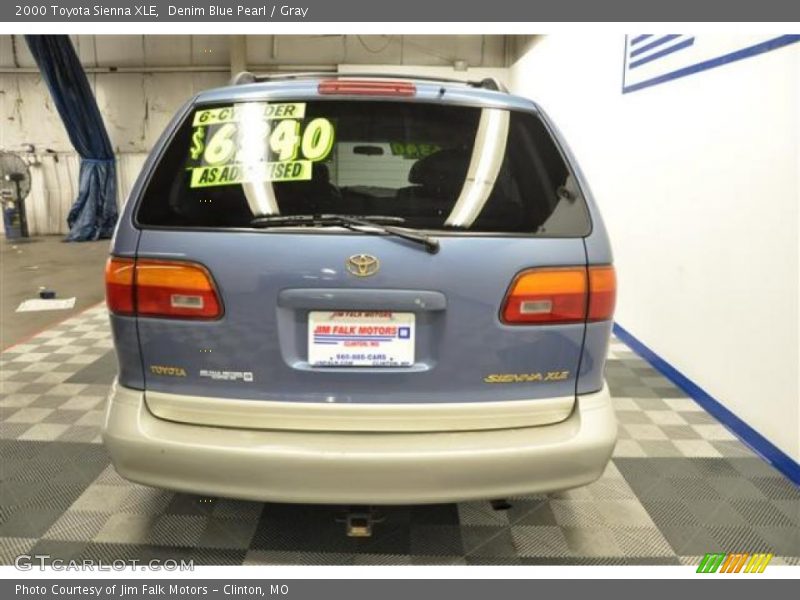 Denim Blue Pearl / Gray 2000 Toyota Sienna XLE