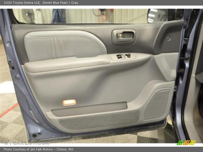 Denim Blue Pearl / Gray 2000 Toyota Sienna XLE