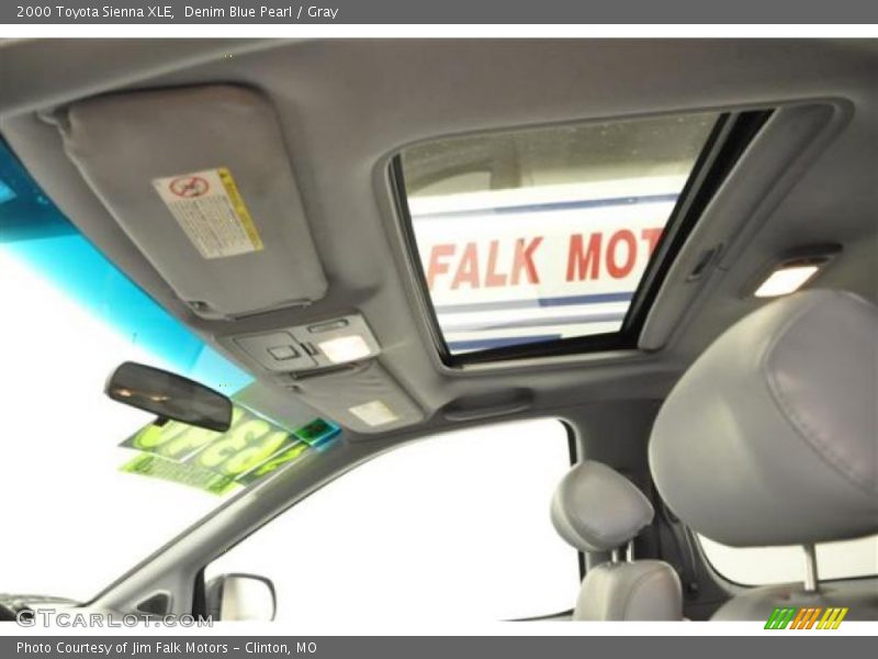 Denim Blue Pearl / Gray 2000 Toyota Sienna XLE