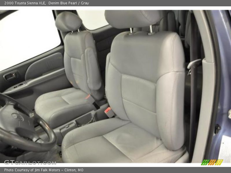 Denim Blue Pearl / Gray 2000 Toyota Sienna XLE