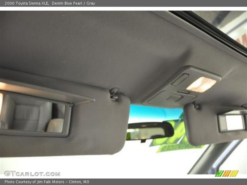 Denim Blue Pearl / Gray 2000 Toyota Sienna XLE
