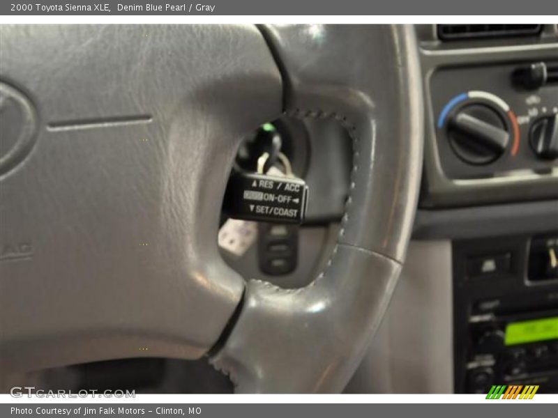 Denim Blue Pearl / Gray 2000 Toyota Sienna XLE