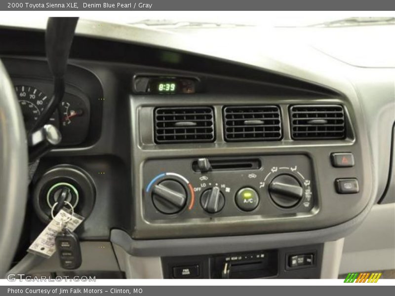 Denim Blue Pearl / Gray 2000 Toyota Sienna XLE
