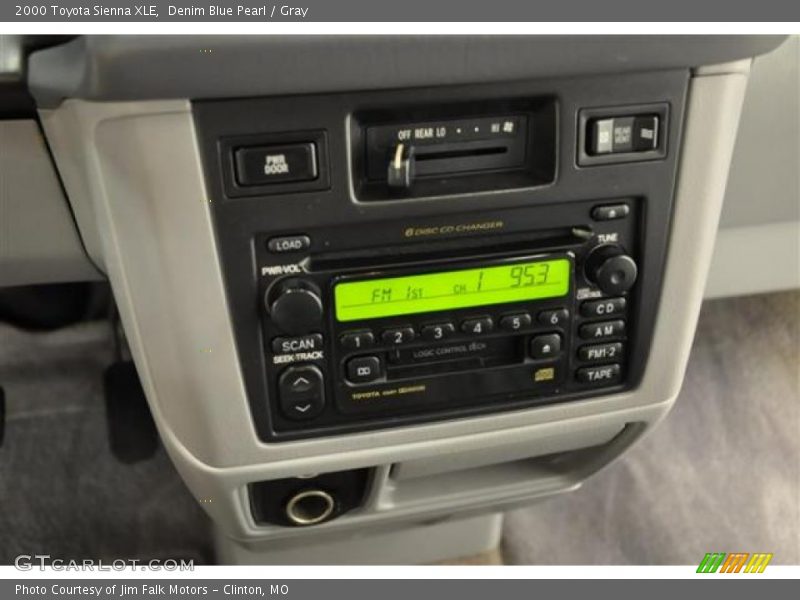 Denim Blue Pearl / Gray 2000 Toyota Sienna XLE