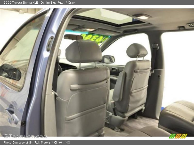 Denim Blue Pearl / Gray 2000 Toyota Sienna XLE